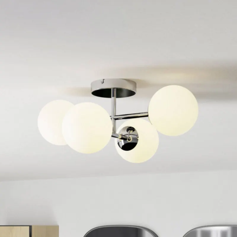 Lampa sufitowa EGLO CASTROVIDO, chrom, 48 cm, 4-punktowa, IP44, G9-LED