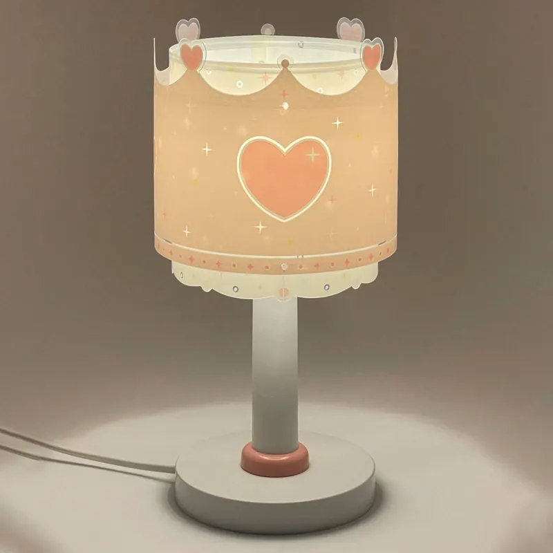Lampa stołowa dla dzieci Little Queen, G4, Ø 15 cm