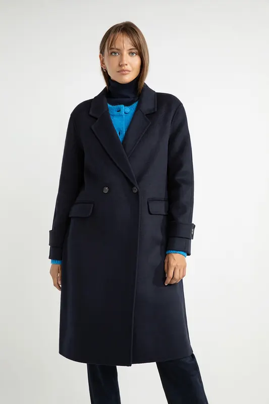Josephine & Co Sandro Coat Navy Maat: 34 | Winterjassen Outlet | Dames | Blauw