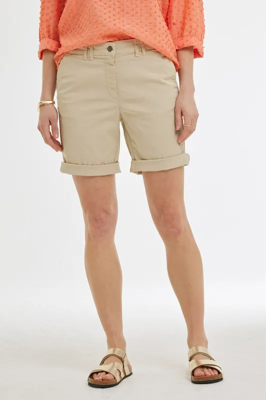 DIDI Bermuda Turner Light Sand Maat: 48 | Korte Broeken Outlet | Dames | Beige