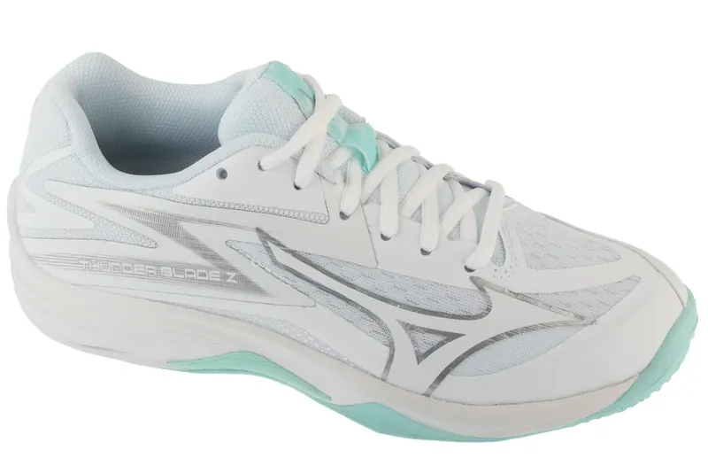 Mizuno Thunder Blade Z V1GC237040, Damskie, Białe, buty do siatkówki, tkanina, rozmiar: 42