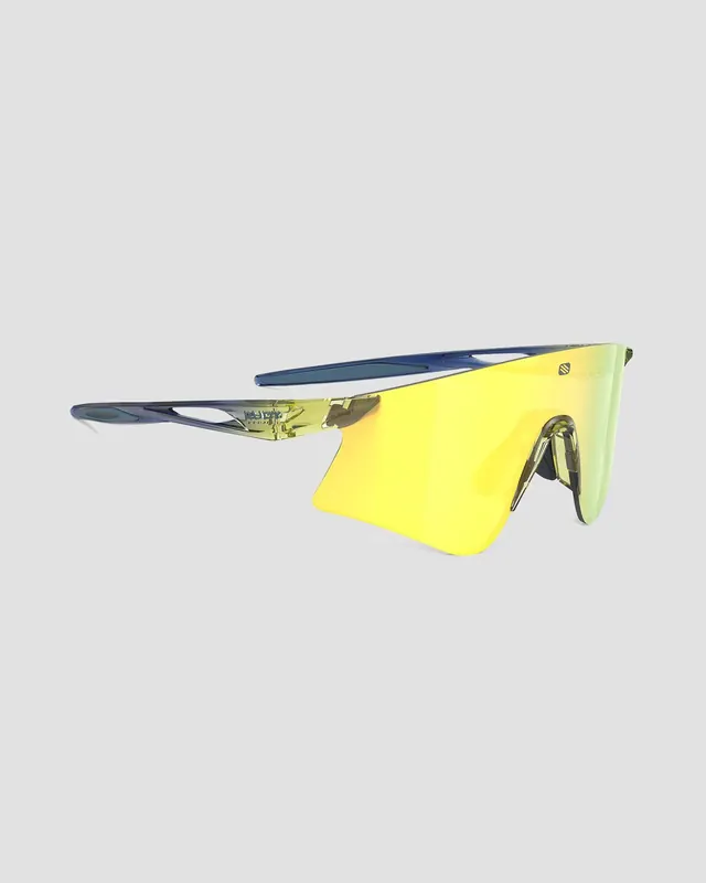 Okulary Rudy Project ASTRAL APPLE GREEN / FADE GLOSS / CRYSTAL BLUE AVIO - Multilaser Yellow (one size)