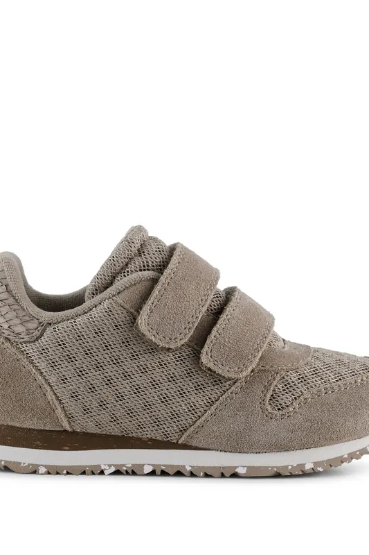 Woden Ydun Suede Mesh Kids Silver Mink Maat: 31 | Schoenen Outlet | kids | Beige