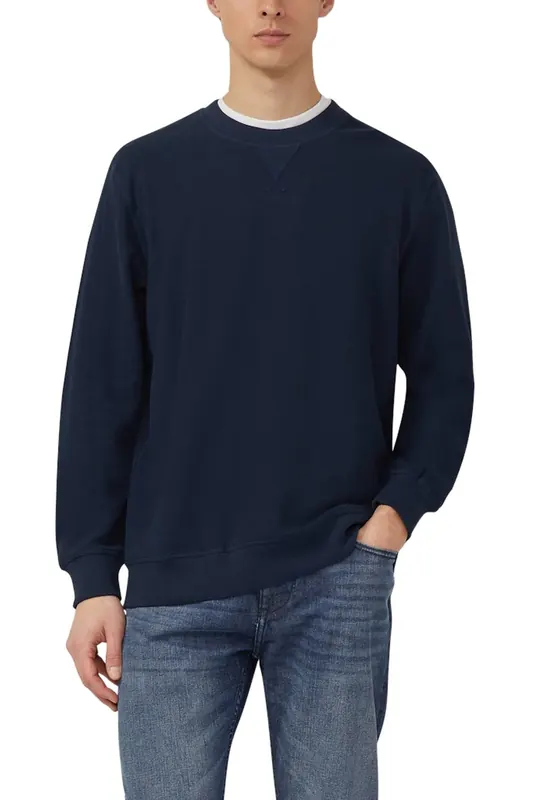 s.Oliver Sweatshirts Marine Maat: S | Sweaters Outlet | Heren | Blauw