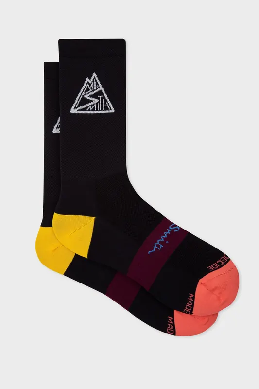 Paul Smith Men Sock Cycle Mountain Black Maat: S | Sokken Outlet | Heren | Zwart