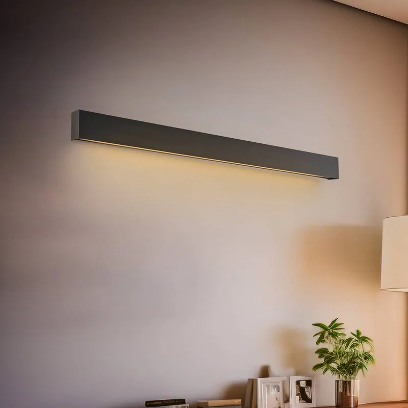 Kinkiet Straight M, 92 cm, grafitowy