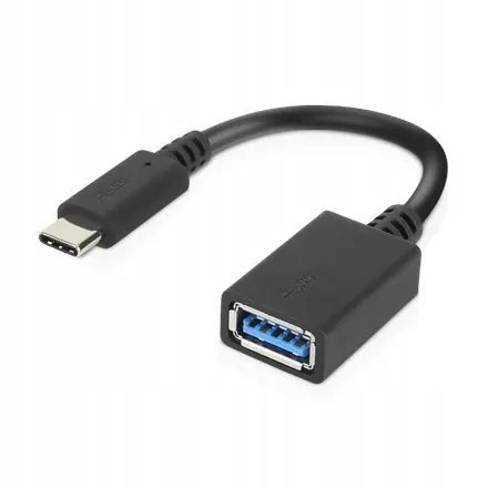 Męski 24-pinowy Usb-c Żeński 9-pinowy Usb typu A Czarny Lenovo