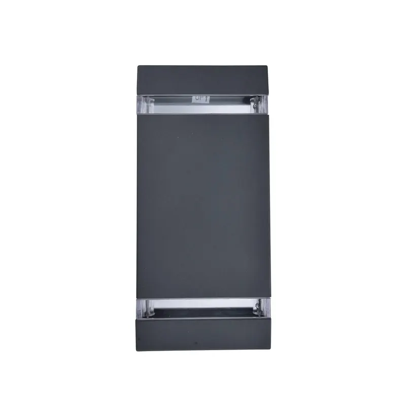 Kinkiet zewnętrzny LED FOCUS SQUARE, ciemnoszara, 24 cm, IP44