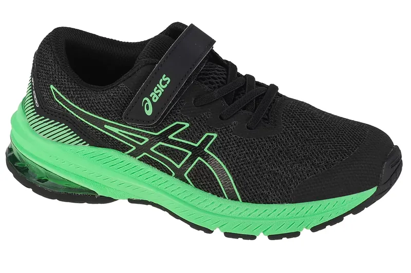 ASICS GT-1000 11 PS 1014A238-022, Dla chłopca, Czarne, buty do biegania, tkanina, rozmiar: 27