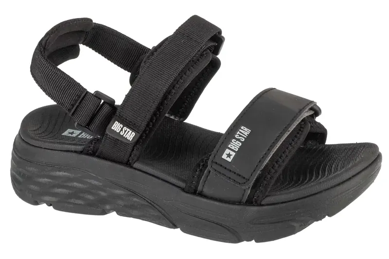 Big Star Sandals RR274A077, Damskie, Czarne, sandały, syntetyk, rozmiar: 38