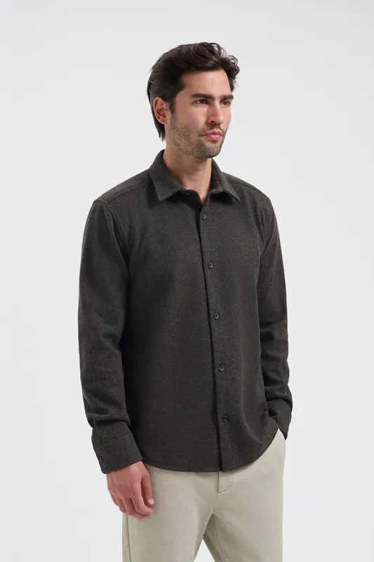 Dstrezzed Ds_ulrik Overshirt Dk. Brown Dk. Brown Maat: M | Casual Overhemden Outlet | Heren | Bruin
