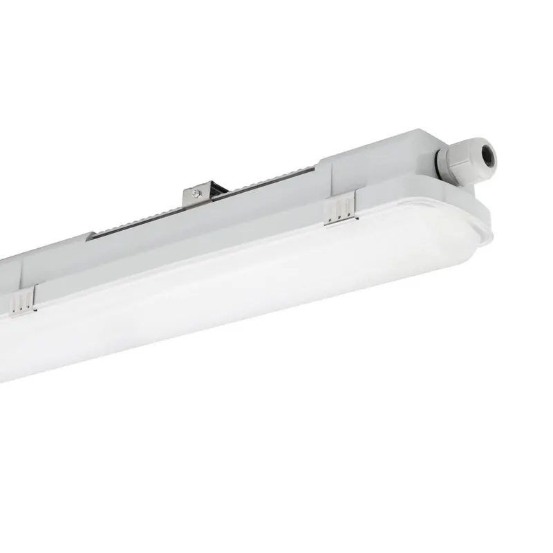 Lampa korytkowa LED RESISTO, jasnoszara, 150 cm, 42 W, 840 IP66