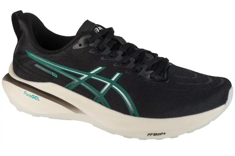 ASICS GT-2000 13 1011B861-004, Męskie, Czarne, buty do biegania, tkanina, rozmiar: 43,5