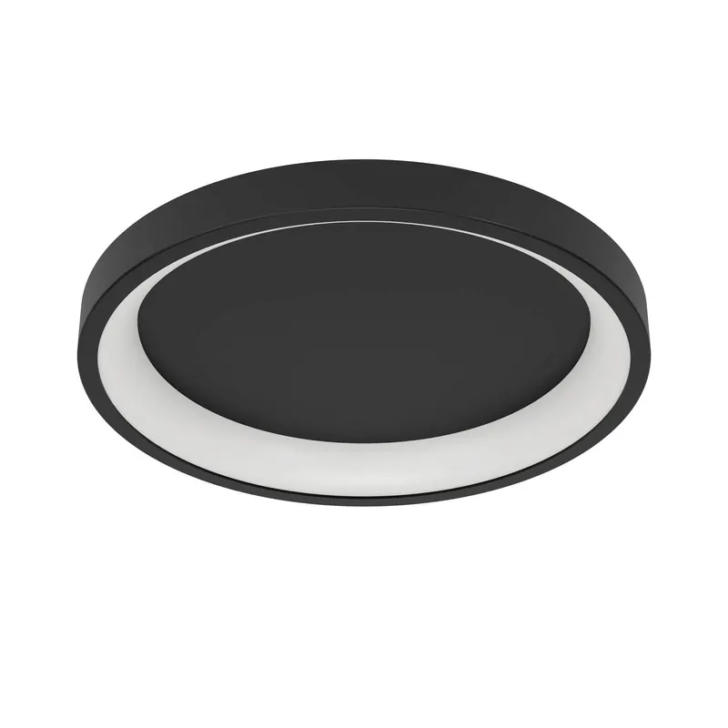 EGLO connect Smart-LED lampa sufitowa Loretello-Z, okrągła, czarna