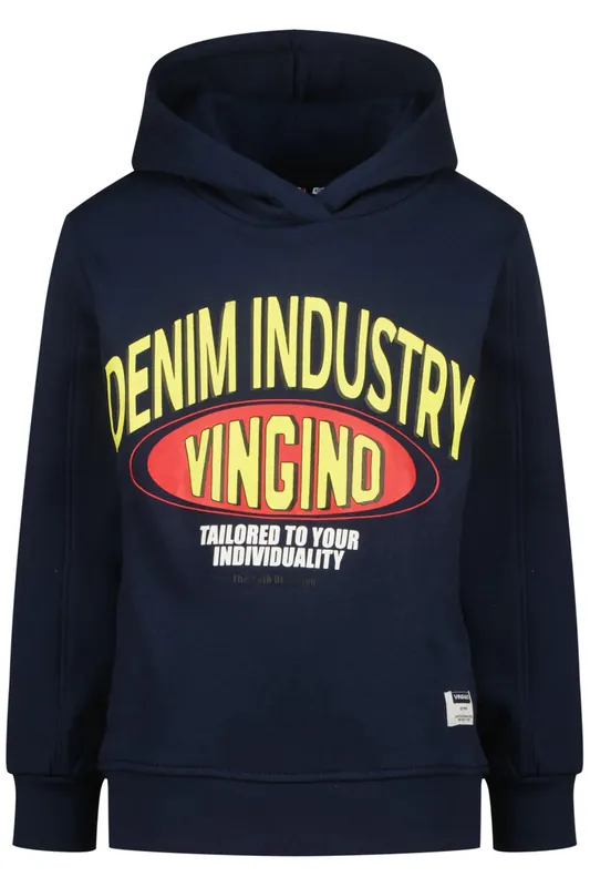 Vingino Boys Noman Sweater Dark Blue Maat: 4 | Truien Outlet | kids | Blauw