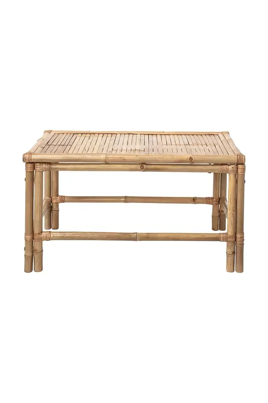 Bloomingville stolik kawowy z drewna bambusowego 90 x 50 x 60 cm