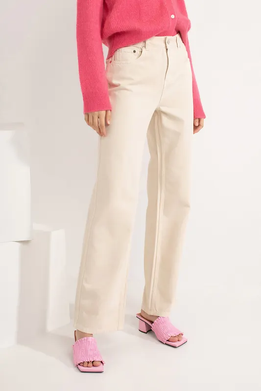 Josephine & Co Serge Pants Beige Maat: 34 | Pantalons Outlet | Dames | Beige