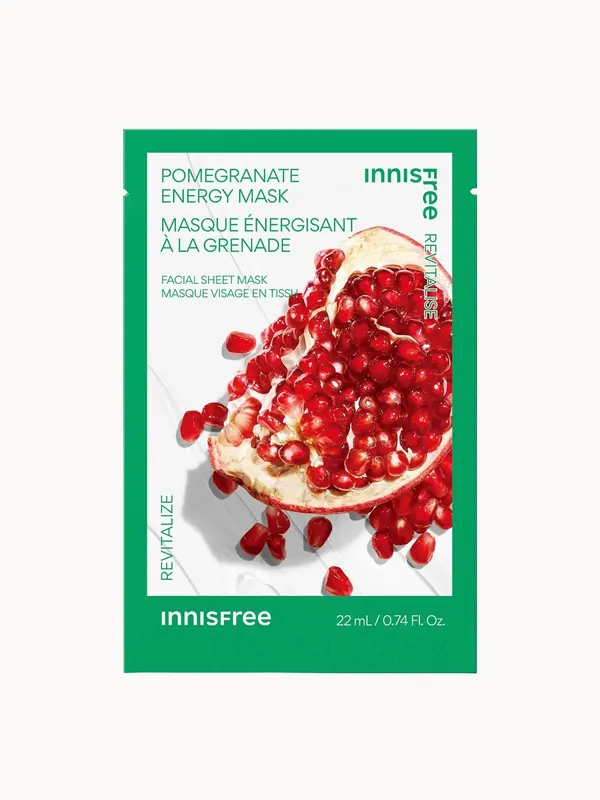 INNISFREE Pomegranate Revitalising & Radiant Sheet Mask 22ml