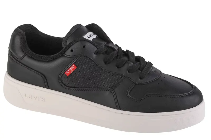 Levi's Glide 235200-713-59, Męskie, Czarne, buty sneakers, skóra licowa, rozmiar: 44