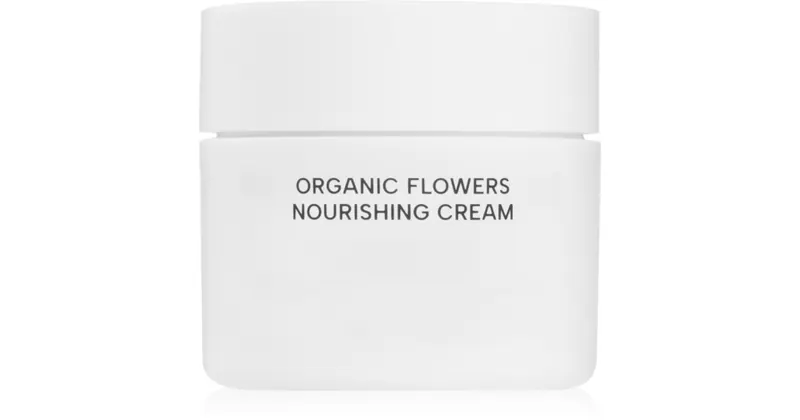 WHAMISA Organic Flowers krem odżywczy do twarzy o działaniu liftingującym i wzmacniającym