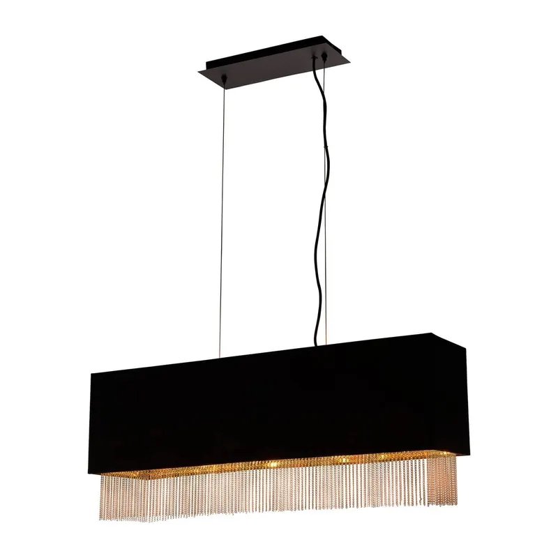 Lampa wisząca Fringe, podłużna