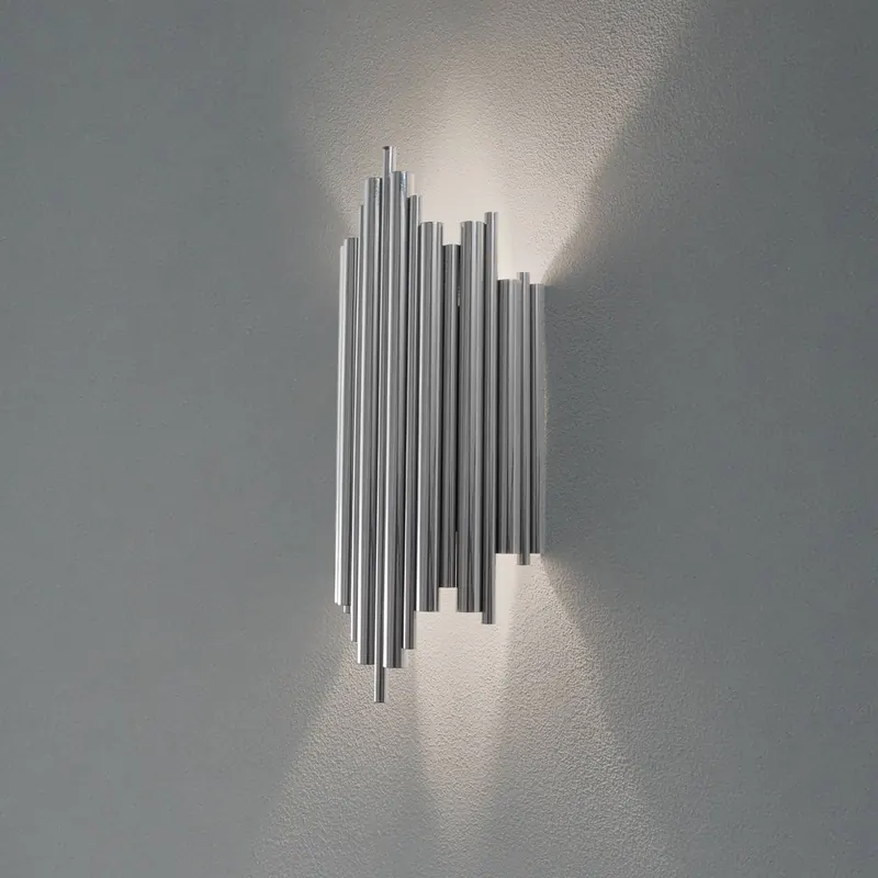 Kinkiet Reis, chrom, metal, wysokość 50 cm