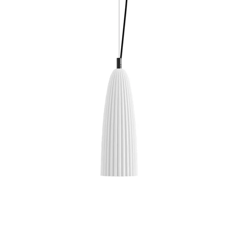 Lampa wisząca Karman Sahara, biała, Ø 14 cm, ceramiczna, E27