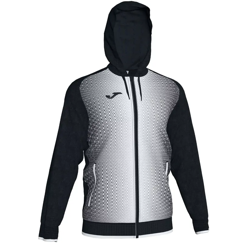 Joma Supernova Hooded Jacket 101285-102, Męskie, Białe, bluzy, poliester, rozmiar: L