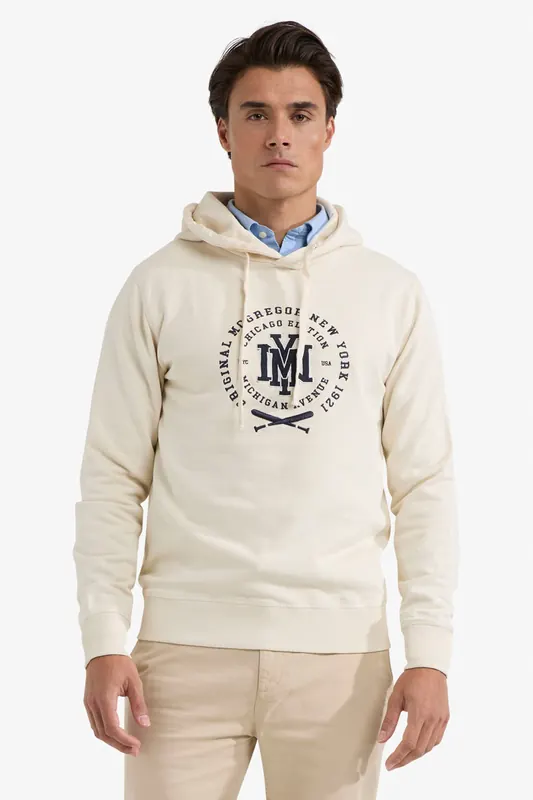 McGregor Graphic Hoody Ny Off White Maat: XXL | Hoodies Outlet | Heren | Wit