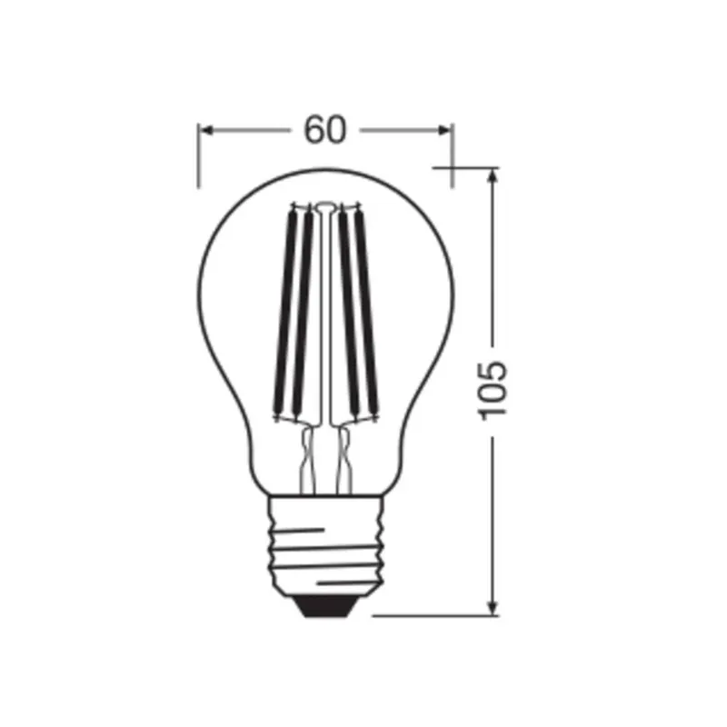 OSRAM LED Classic, żarnik, E27, 2,2 W, 470 lm, 4000 K