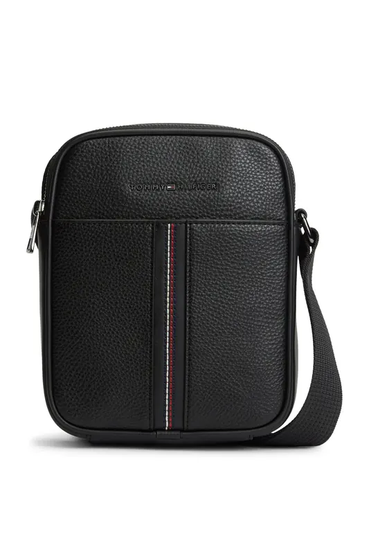 Tommy Hilfiger Central Mini Reporter Black Maat: OS | Tassen Outlet | Heren | Zwart