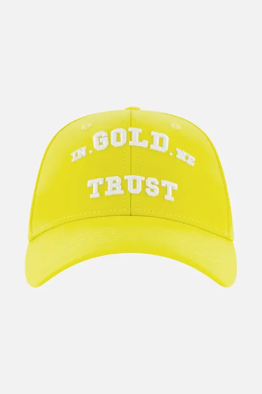 In Gold We Trust The Babe Yellow Maat: OS | Hoeden Outlet | Unisex | Geel
