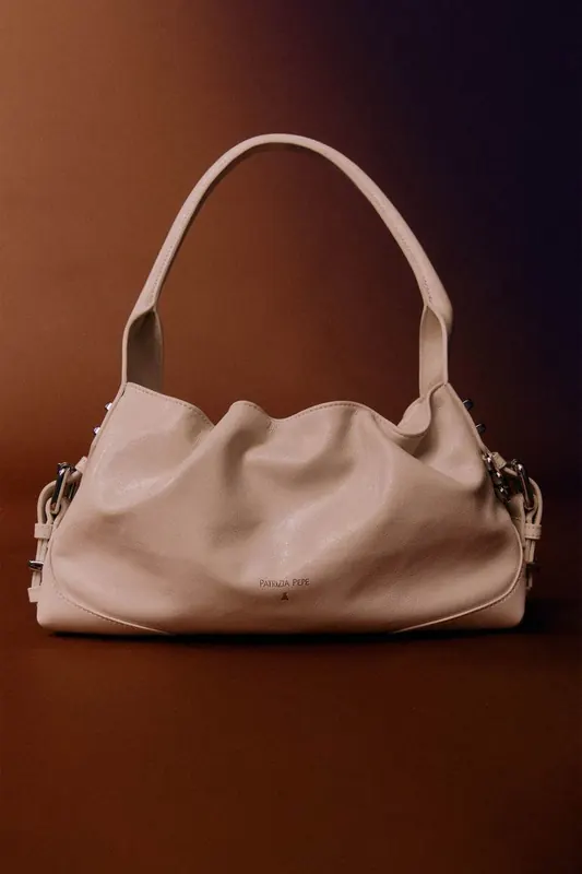 Horse Belt Bag z błyszczącej skóry