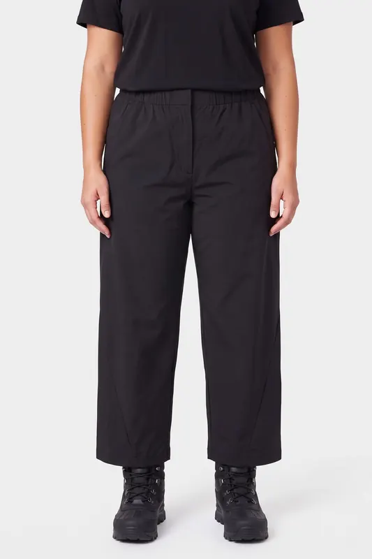 Jack Wolfskin Daily Ease Pants Black Maat: L | Wijde Broeken Outlet | Dames | Zwart
