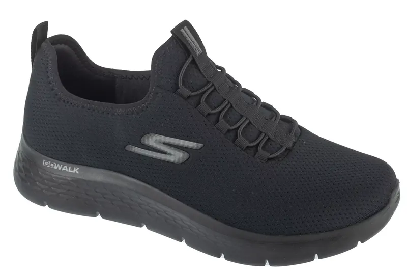 Skechers GO Walk Flex - Ultra 216484WW-BBK, Męskie, Czarne, buty sneakers, tkanina, rozmiar: 48