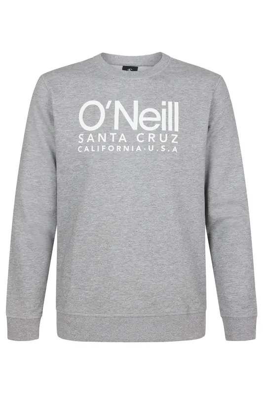 O'Neill  Cali Logo Crew Silver Melee Maat: XL | Sweaters Outlet | Heren | Grijs