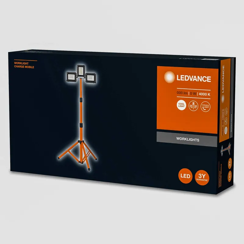 LEDVANCE Worklight Battery Tripod robocza 3-pkt.