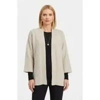 Knitted Bella Cardigan Sand Maat: S | Jassen Outlet | Dames | Beige