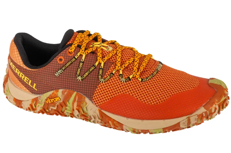 Merrell Trail Glove 7 J068443, Męskie, Pomarańczowe, buty do biegania, przewiewna siateczka, rozmiar: 44