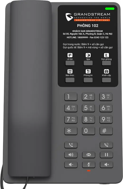 Stolný telefón Grandstream GHP621W