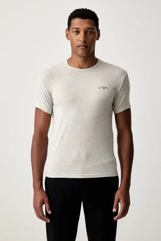 Emporio Armani Underwear T-shirt lounge męski bawełniany z elastanem