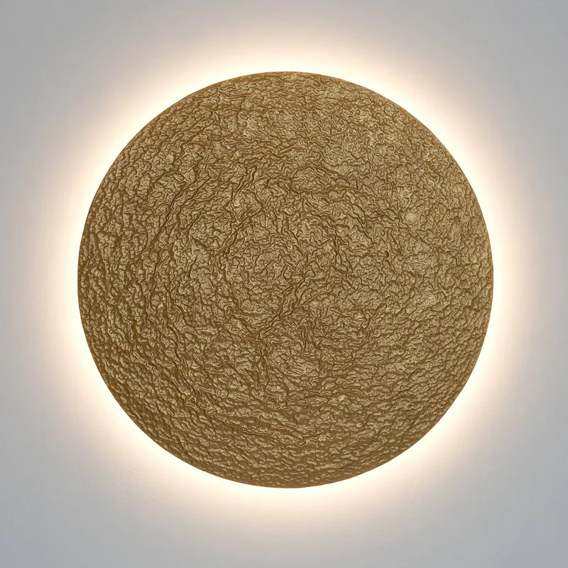 Kinkiet LED Meteor, kolor złoty, Ø 100 cm, żelazo