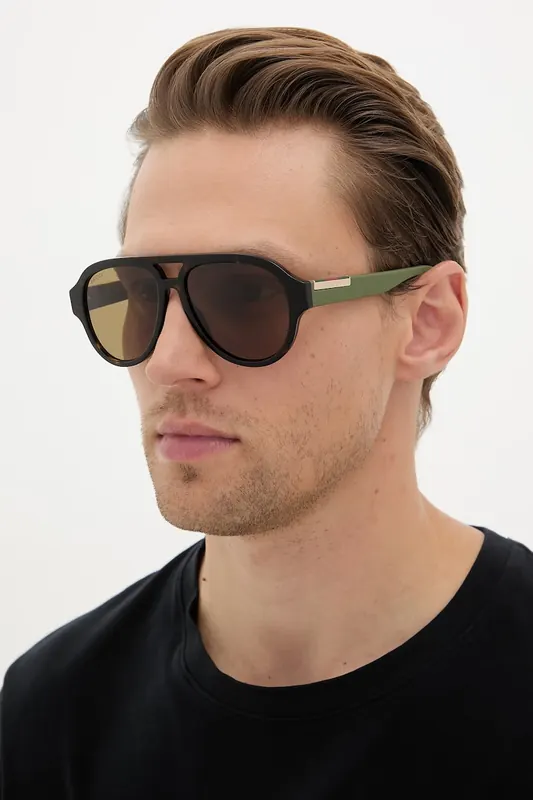 Gucci okulary przeciwsłoneczne pilotki męskie