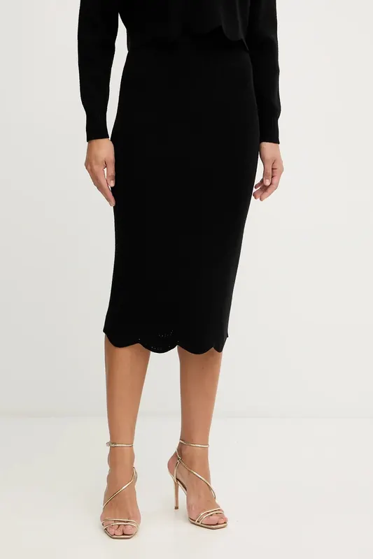 Twinset spódnica z domieszką wełny