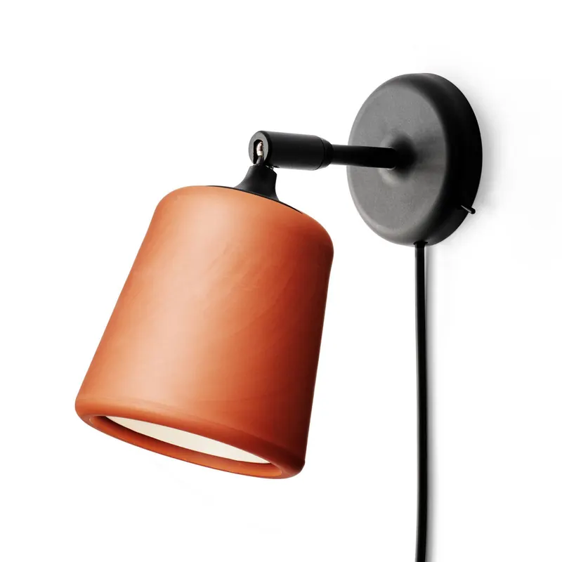 New Works Material Originals kinkiet, terracotta