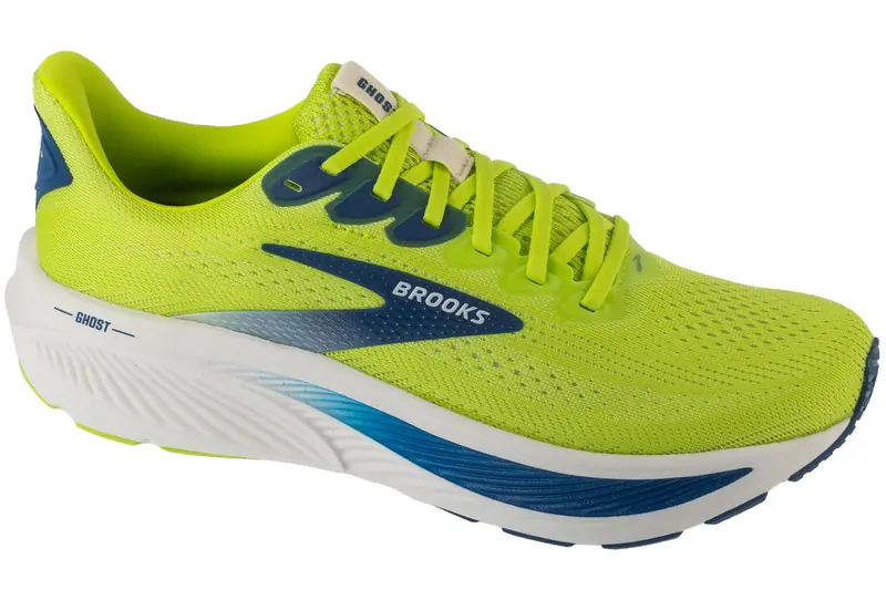 Brooks Ghost 17 1104421D325, Męskie, Zielone, buty do biegania, tkanina, rozmiar: 46