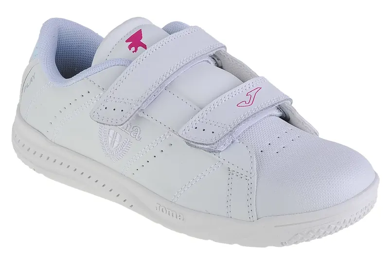 Joma W.Play Jr 2316 WPLAYW2316V, Dla dziewczynki, Białe, buty sneakers, skóra syntetyczna, rozmiar: 26