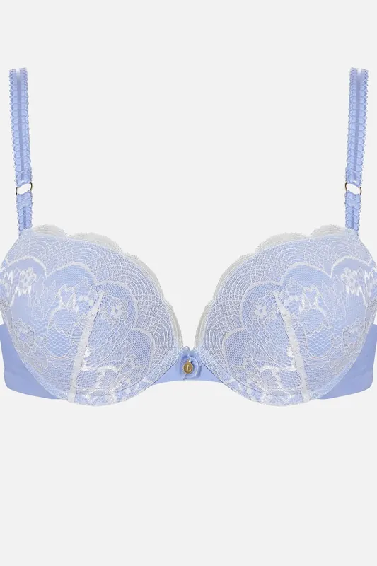 Livera Bra Tshirt Push Enchanting Lilac Blue Maat: A85 | BH's Outlet | Dames | Blauw
