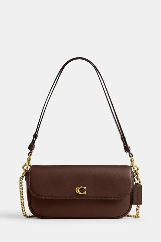 Coach torebka skórzana Brook Flap Chain Bag