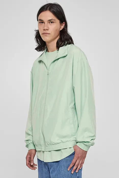 Urban Classics Wide Track Jacket Vintagegreen Maat: M | Lichte Jassen Outlet | Heren | Groen